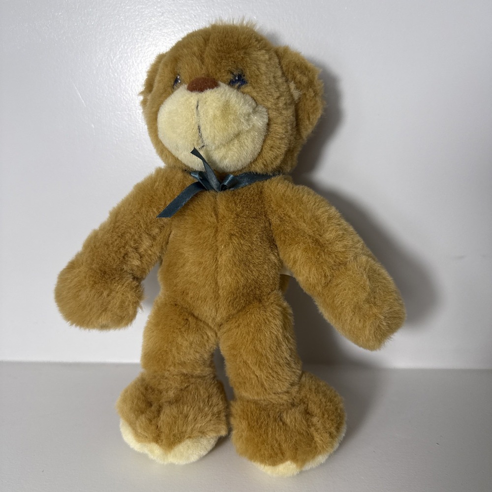 Precious Moments Teddy Bear Plush Brown Stuffed Animal 2000 Vintage 9"